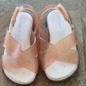 Old Navy Kids Glitter Sandals - Peach